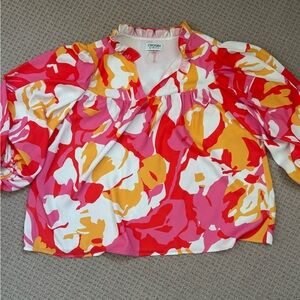 Colorful Floral Blouse